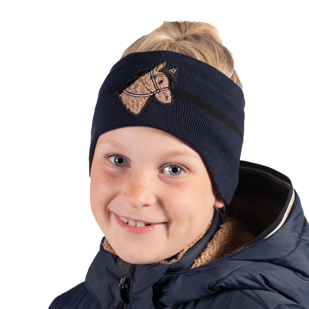 HKM Children's Headband -Mia- #colour_deep-blue