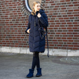 HKM Ladies Quilted Coat -Toronto- #colour_deep-blue