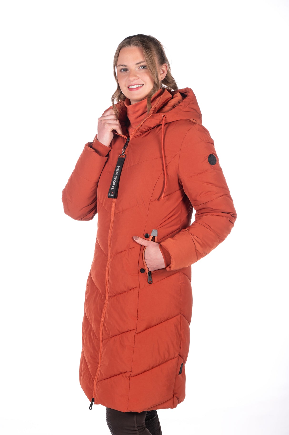 HKM Ladies Quilted Coat -Toronto- #colour_copper