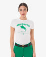 Equestro Women's Cotton Jumping Horse Club T-Shirt #colour_white