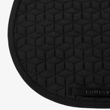 Equestro Jumping Saddle Pad Cube Quilting #colour_black