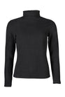 HKM Ladies Turtleneck Shirt -Eva- #colour_black