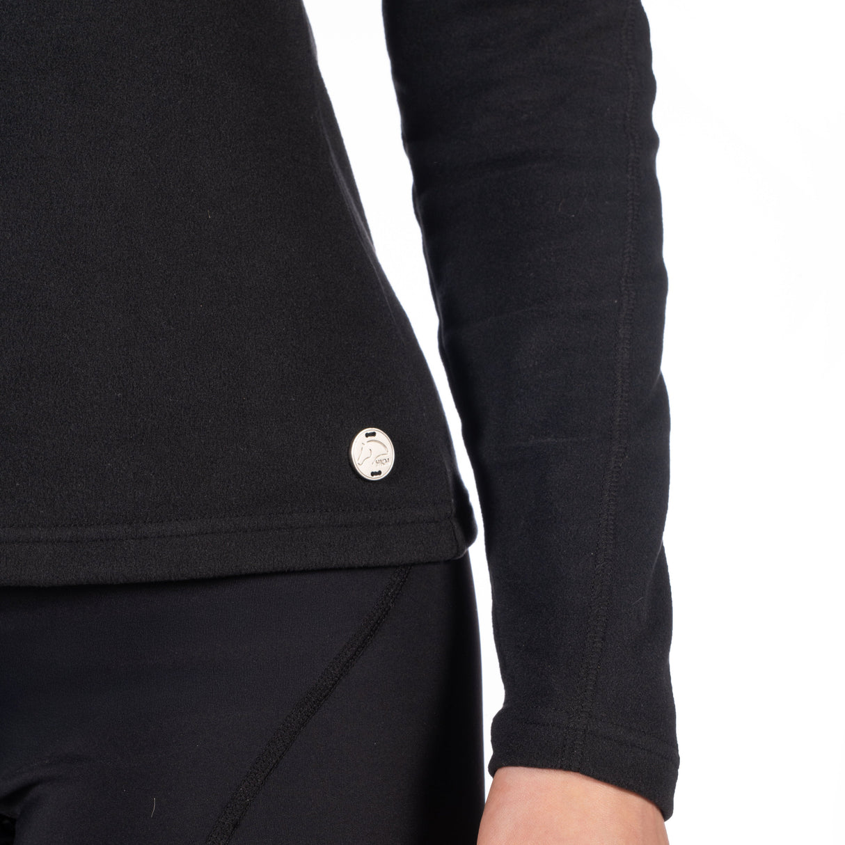 HKM Ladies Turtleneck Shirt -Eva- #colour_black