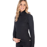 HKM Ladies Turtleneck Shirt -Eva- #colour_black