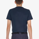 Equestro Men's Horse Club Cotton T-Shirt #colour_blue