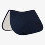 Equestro Jumping Saddle Pad Cube Quilting #colour_blue