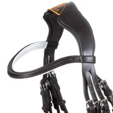 Acavallo Giocanda Bridle Calfskin & Double Reins #colour_brown