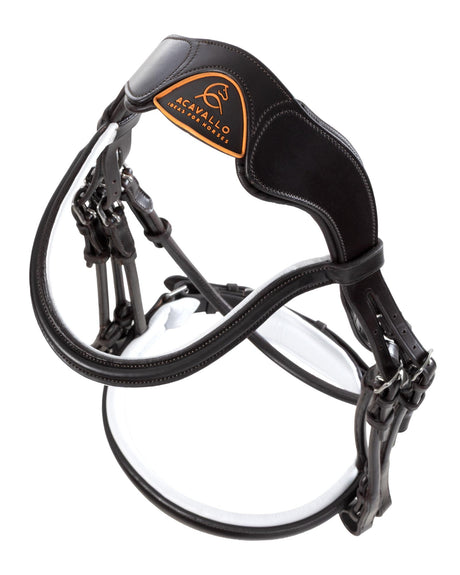 Acavallo Giocanda Bridle Calfskin & Double Reins #colour_brown