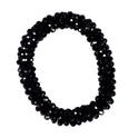 HKM Hair Ribbon -Crystal- #colour_black