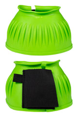 HKM Rubber Over Reach Boots -Atlanta Neon- #colour_neon-green