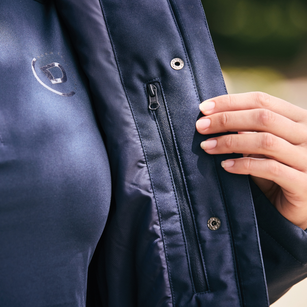 Dublin Ladies Everyday Waterproof Jacket #colour_navy
