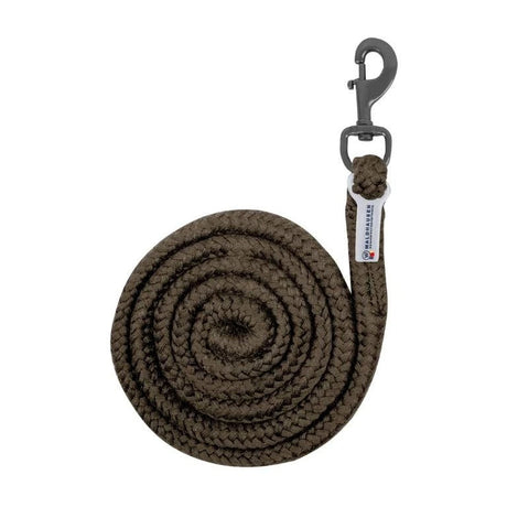 Waldhausen Lead Rope Plus Snap Hook #colour_green-brown-with-dark-hardware