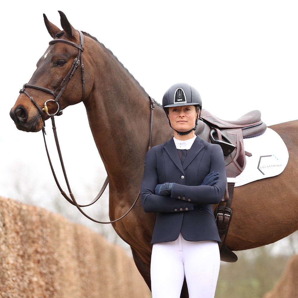 Coldstream Choicelee Close Contact Saddle Pad #colour_white