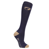 Hy Equestrian Elevate Country Socks Pack of 2 #colour_navy-fossil