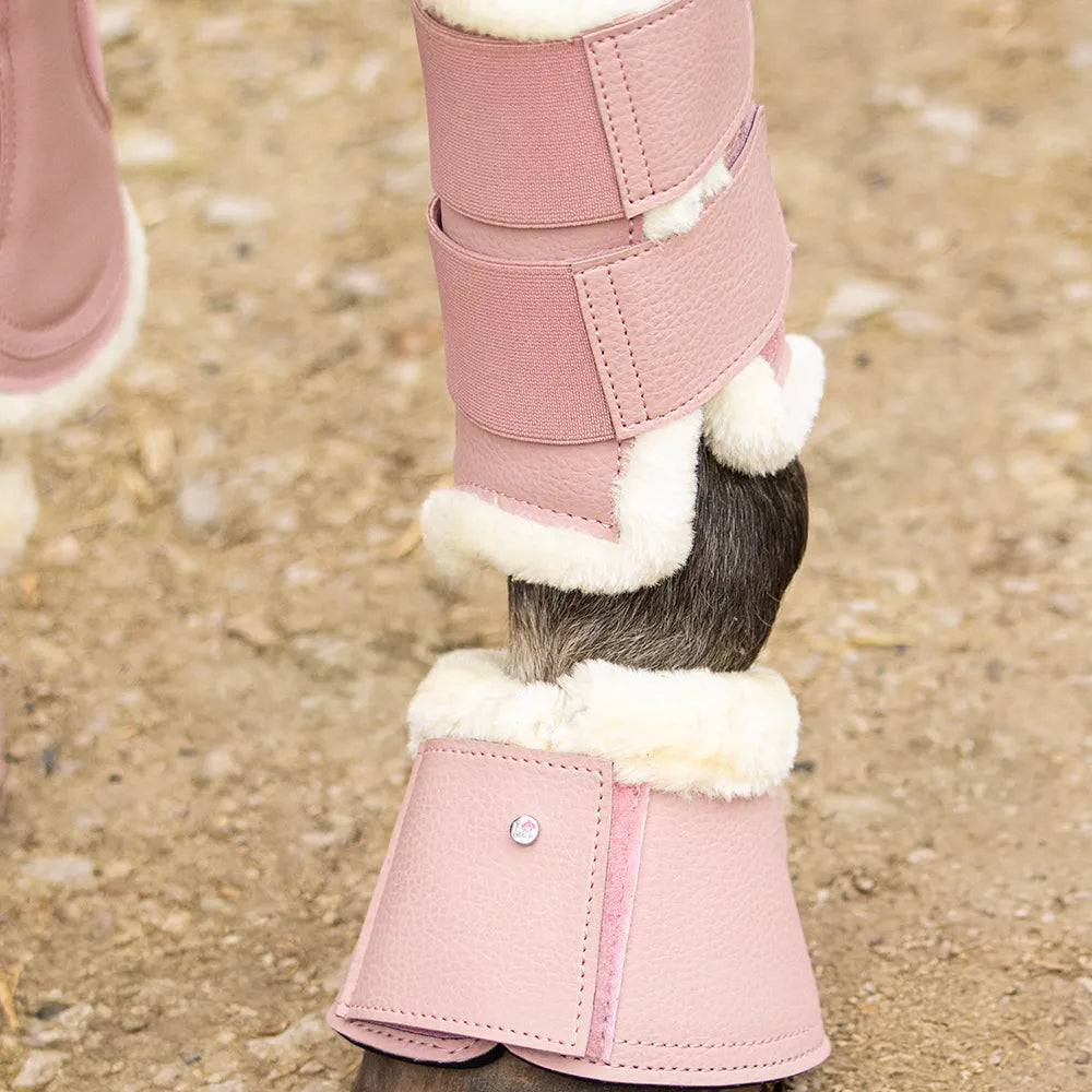 Serena Over Reach Boots by Little Rider #colour_pink