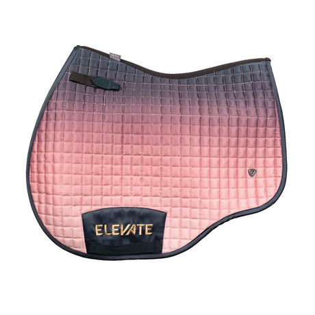 Hy Equestrian Elevate Saddle Pad #colour_navy-rose