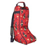 Hy Equestrian Thelwell Collection Balancing Act Boot Bag #colour_red-navy