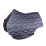 Hy Equestrian Elevate Allure Saddle Pad #colour_navy-gun-metal-grey