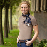 Hy Equestrian Elevate Country Scarf #colour_navy-fossil
