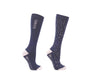 Hy Equestrian Elevate Allure Mizs Socks Pack of 2 #colour_navy