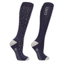 Hy Equestrian Elevate Allure Socks Pack of 2 #colour_navy