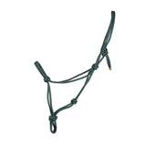 Hy Equestrian Rope Halter #colour_hunter-green 