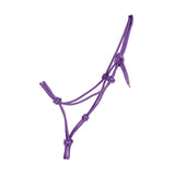 Hy Equestrian Rope Halter #colour_purple 