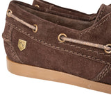 Hy Equestrian Savona Deck Shoes #colour_chocolate