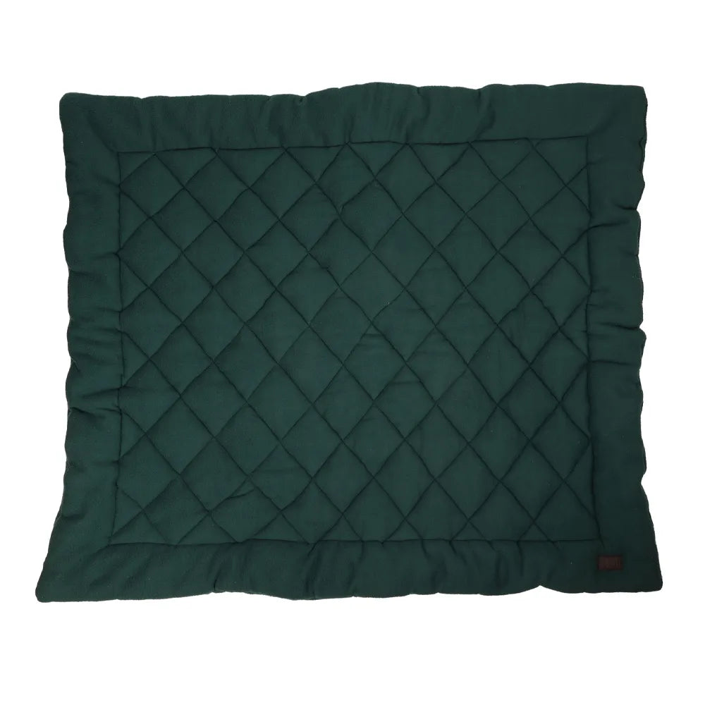Benji & Flo Essential Fleece Dog Bed #colour_green