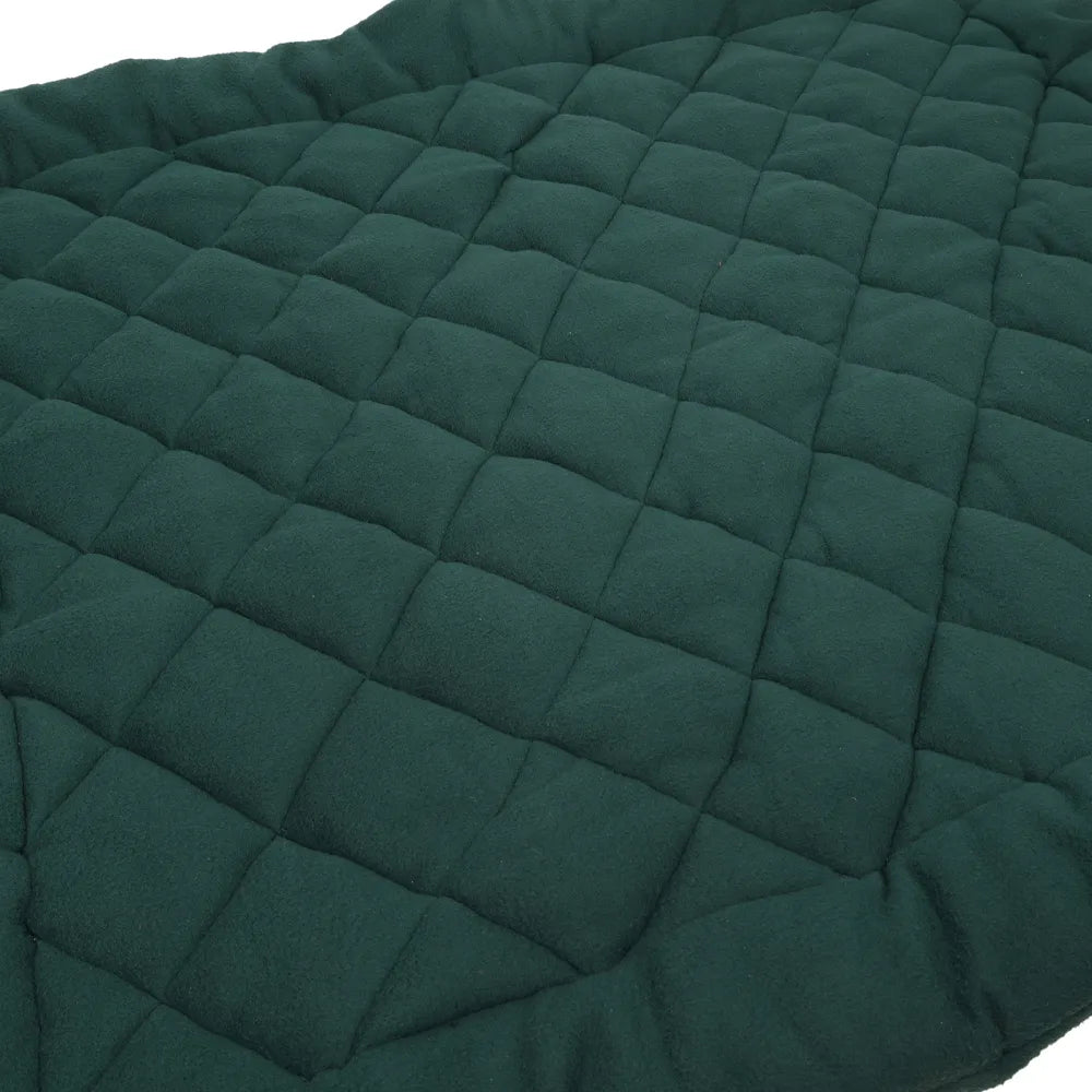 Benji & Flo Essential Fleece Dog Bed #colour_green