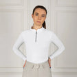 Coldstream Long Sleeve Elrick Show Shirt #colour_white
