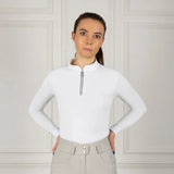 Coldstream Long Sleeve Elrick Show Shirt #colour_white