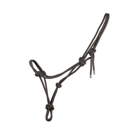 Hy Equestrian Rope Halter - Thick #colour_black