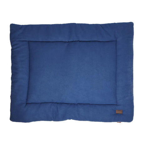 Benji & Flo Luxury Fleece Dog Bed #colour_rich-navy