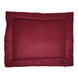 Benji & Flo Luxury Fleece Dog Bed #colour_merlot
