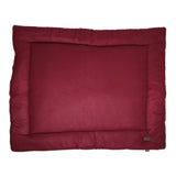 Benji & Flo Luxury Fleece Dog Bed #colour_merlot