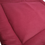 Benji & Flo Luxury Fleece Dog Bed #colour_merlot
