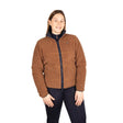 Hy Equestrian Elevate Style Teddy Fleece Jacket #colour_brown