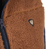 Hy Equestrian Elevate Style Teddy Fleece Jacket #colour_brown