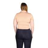 Hy Equestrian Ladies Elevate Essential Polo Shirt #colour_maple-sugar