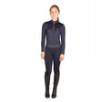 Hy Equestrian Elevate Allure Mizs Riding Tights #colour_navy-rose-gold