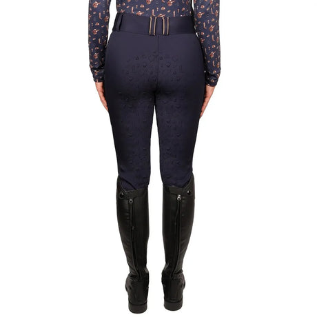 Hy Equestrian Ladies Elevate Country Riding Tights #colour_navy
