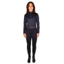 Hy Equestrian Ladies Elevate Allure Base Layer #colour_navy-gun-metal-grey