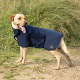 Benji & Flo Classic Drying Dog Robe #colour_navy