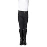 Hy Equestrian Elevate Mizs Style Denim Breeches #colour_black