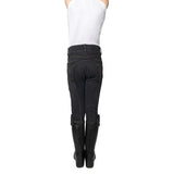 Hy Equestrian Elevate Mizs Style Denim Breeches #colour_black