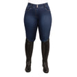 Hy Equestrian Elevate Style Denim Breeches #colour_dark-blue