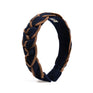Waring Brooke Signature Plait Hairband #colour_navy-tan