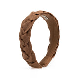 Waring Brooke Signature Solid Plait Hairband #colour_tan