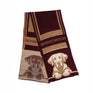 Waring Brooke Loyal Labrador Scarf #colour_burgundy